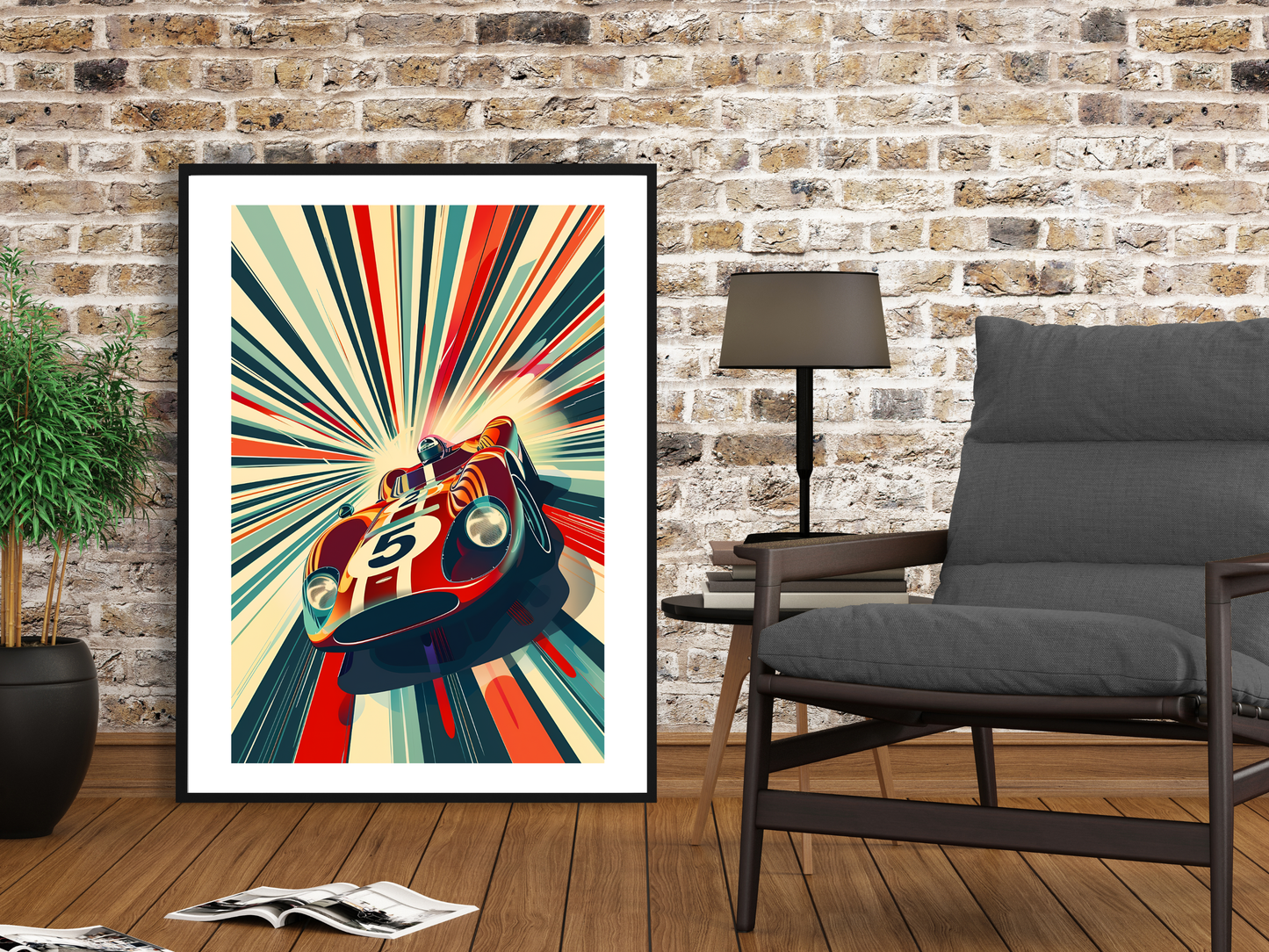 Race Day Supercar | Car Art