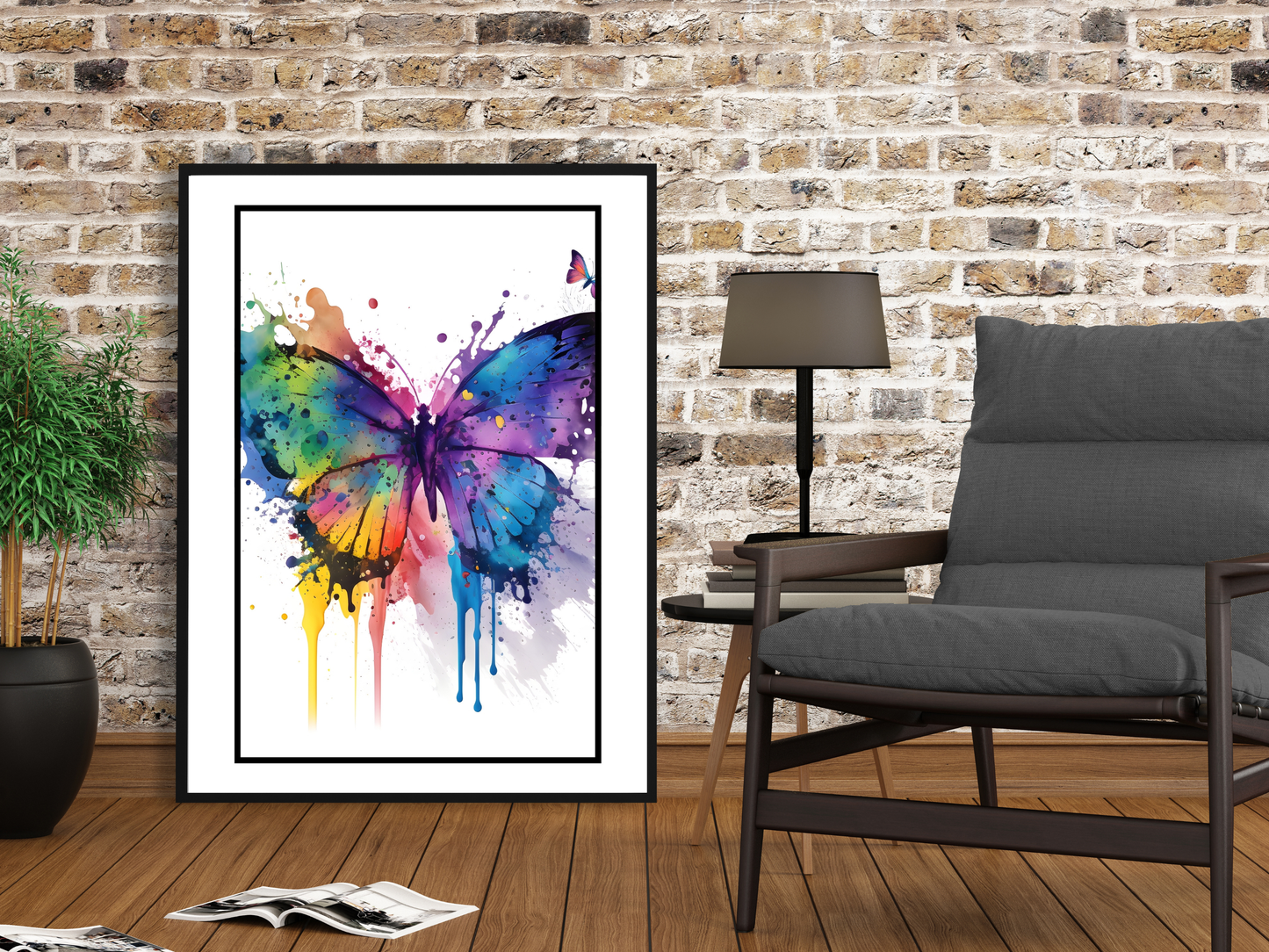 Watercolour Butterfly Art