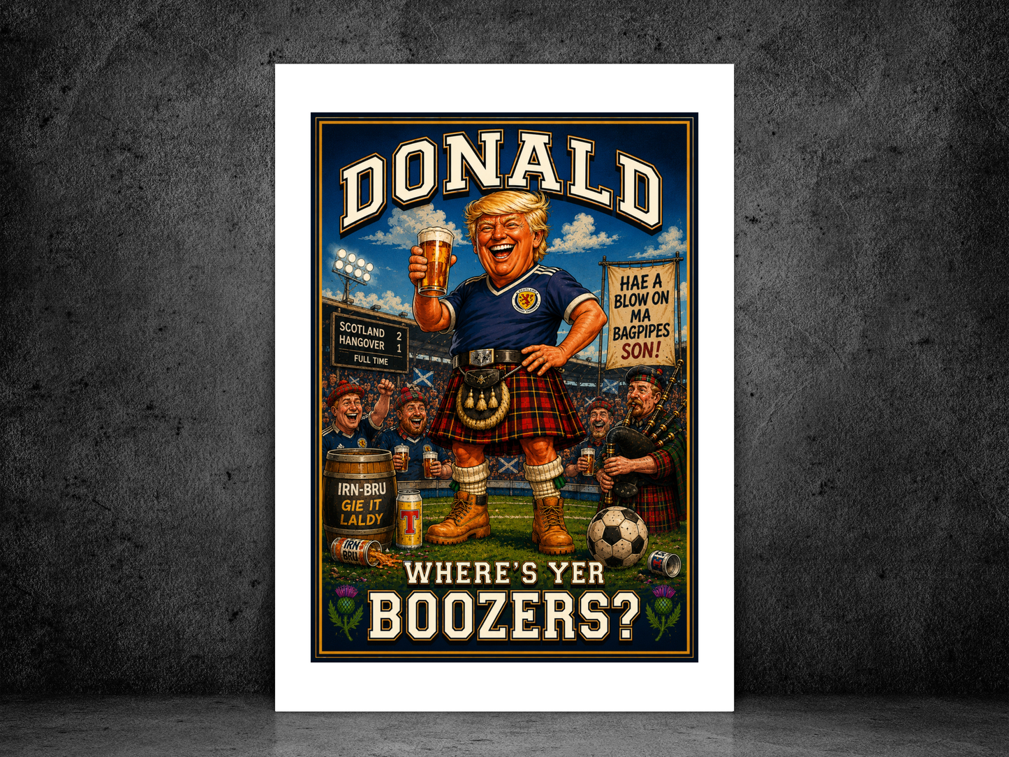 Donald Where's Yer Boozers? | Scotland Football