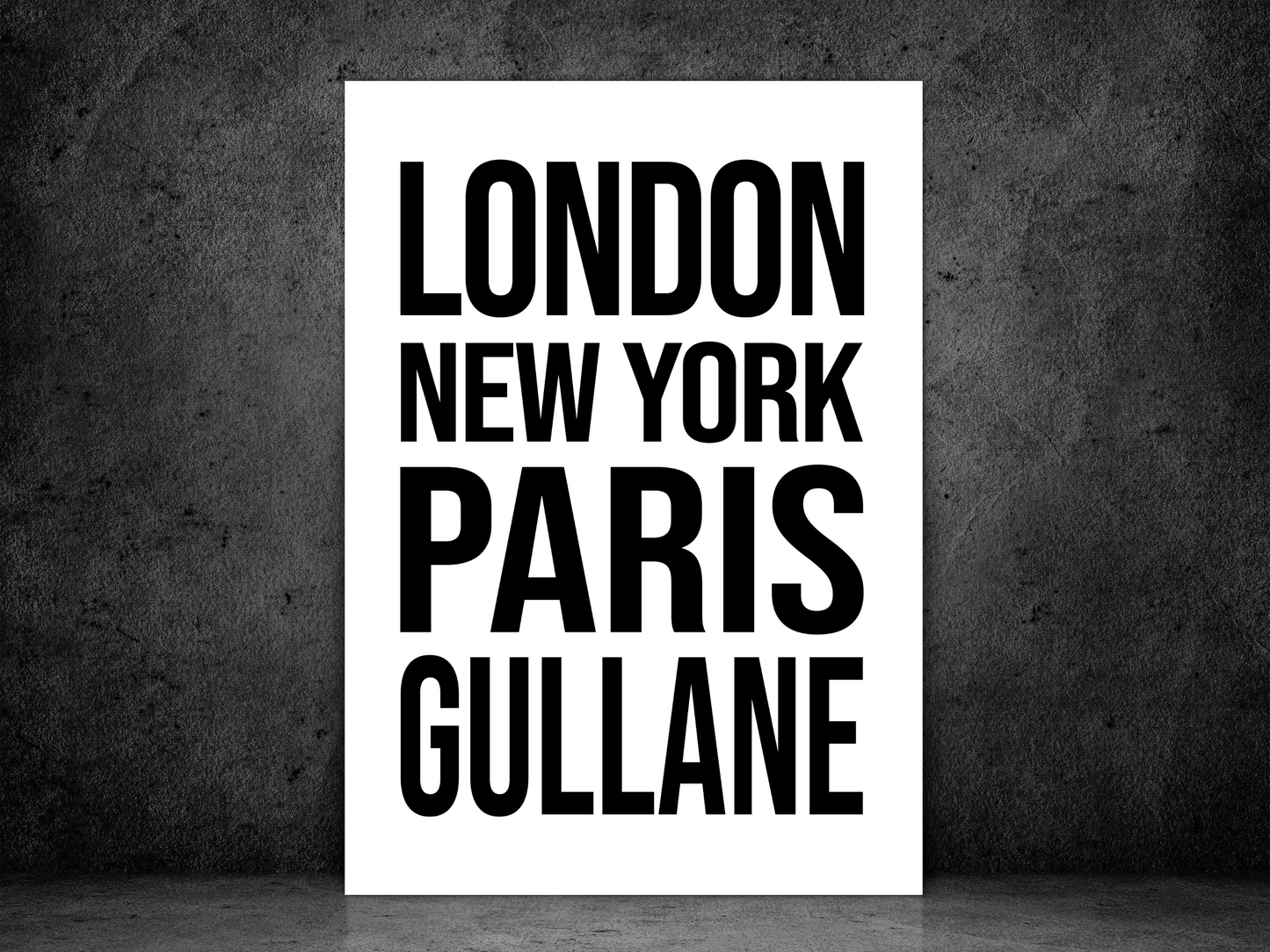 Gullane Bold Print