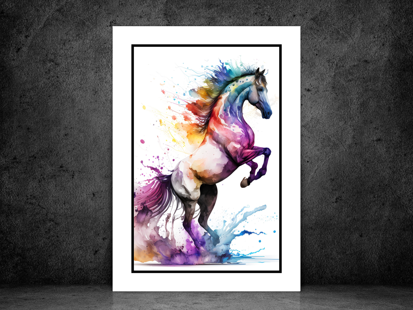 Watercolour Horse Art