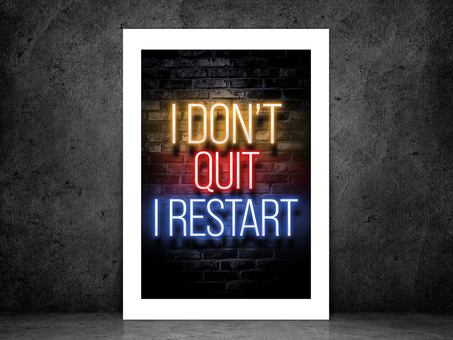 I Don't Quit I Restart