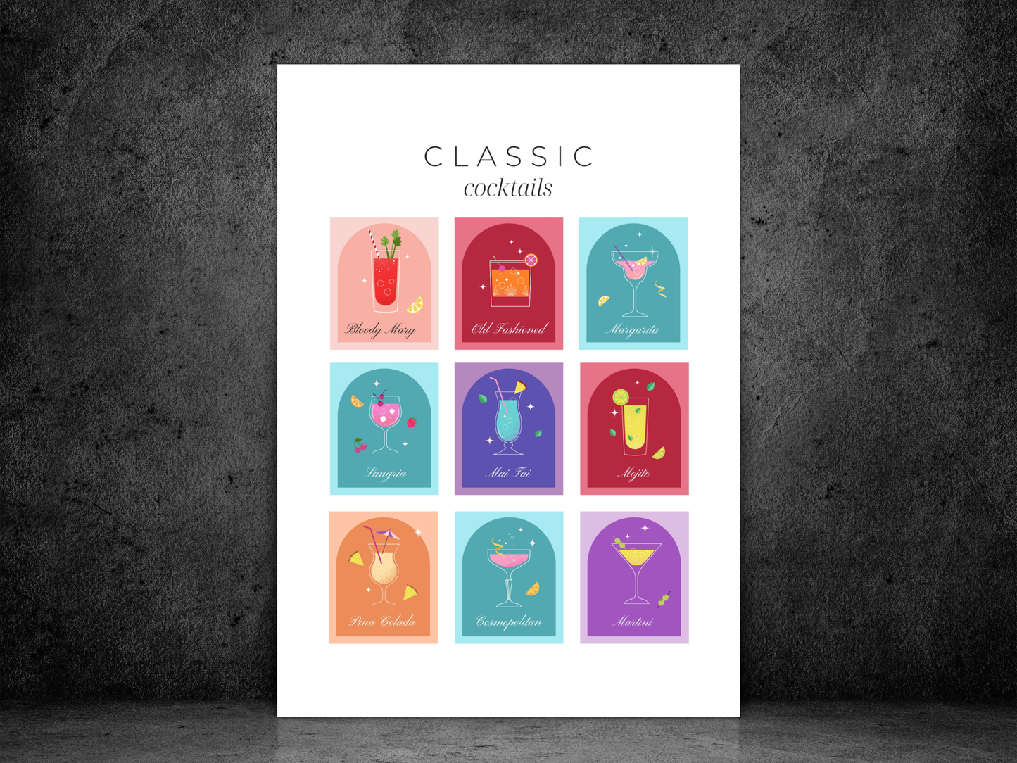 Classic Cocktail List
