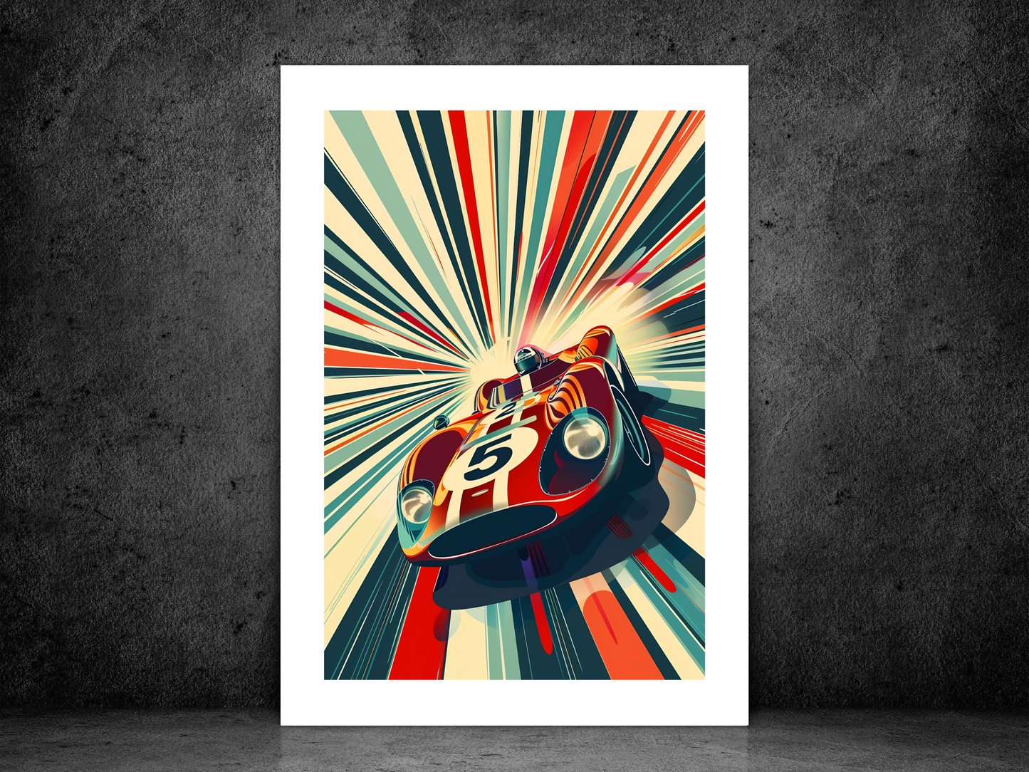 Race Day Supercar | Car Art