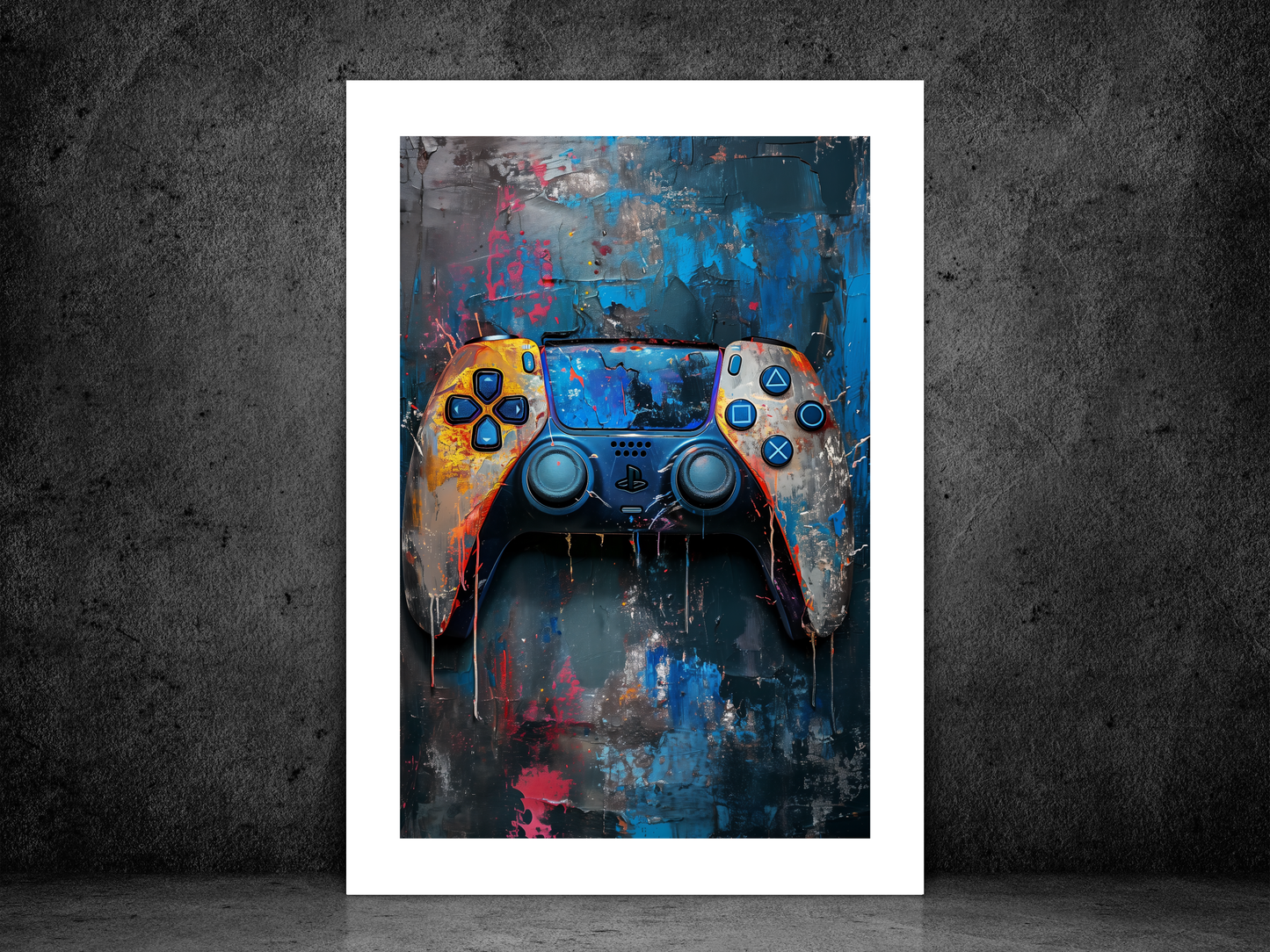 Night Session Controller | Gaming Art