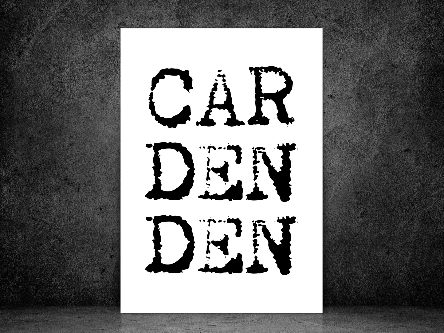 Car Den Den Kirkcaldy Print