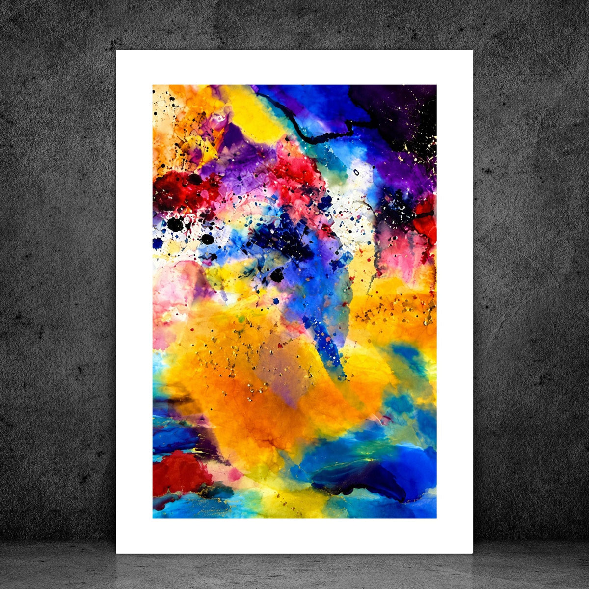 Watercolour Expressive Art Print