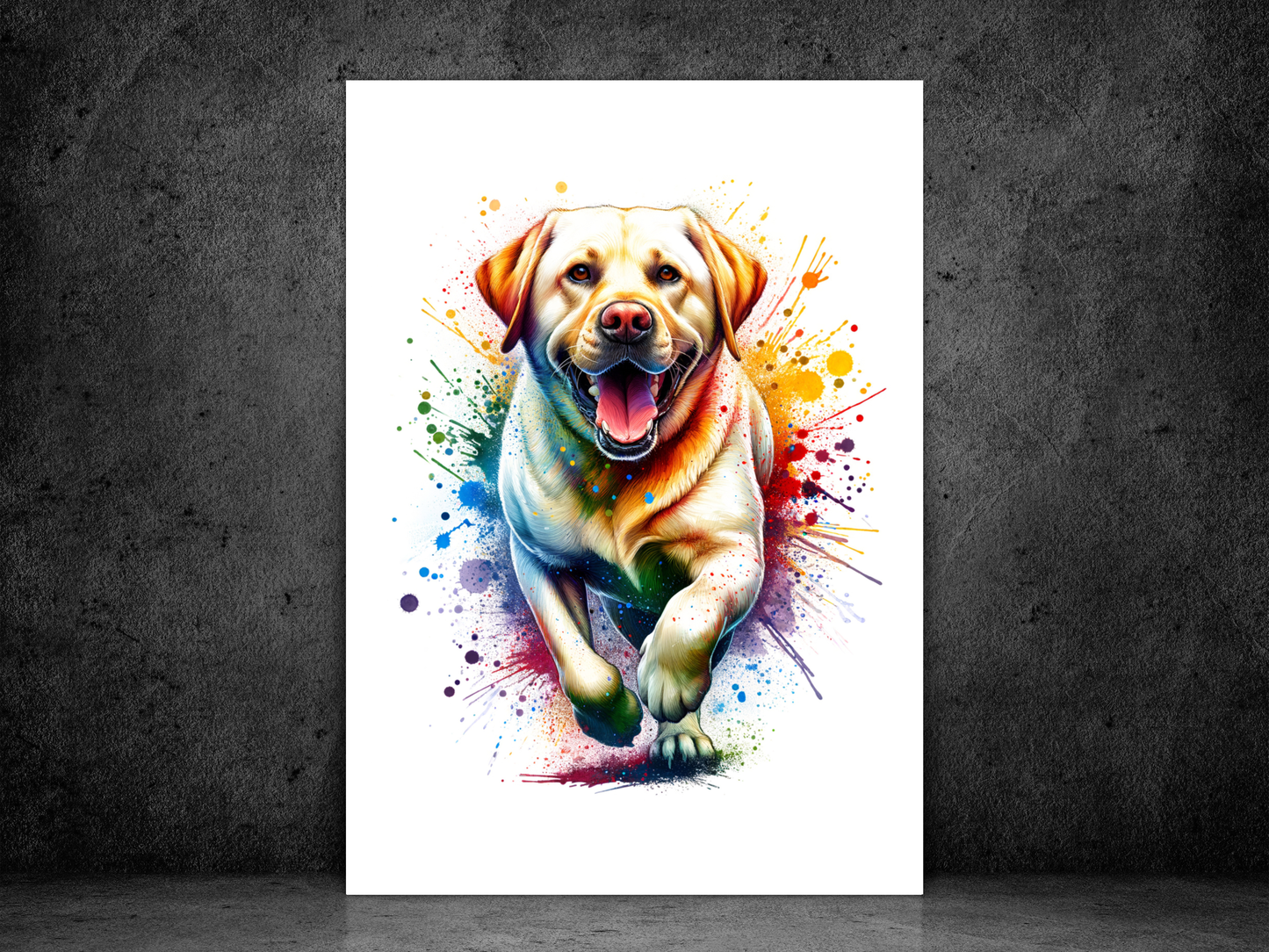Watercolour Labrador Art