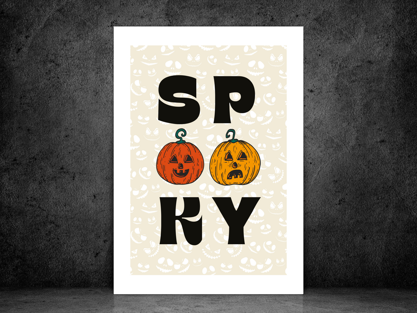 Spooky Halloween Print | Fun Seasonal Poster