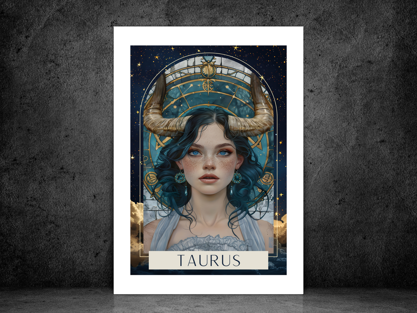 Taurus Zodiac Tarot Print | Astrology Poster