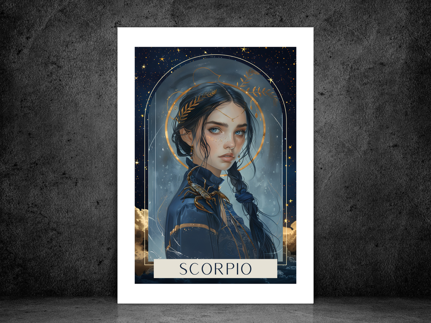 Scorpio Zodiac Tarot Print | Astrology Poster