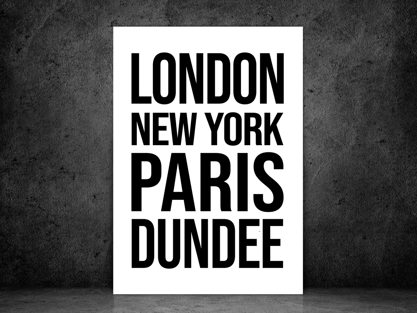 Dundee Bold Print