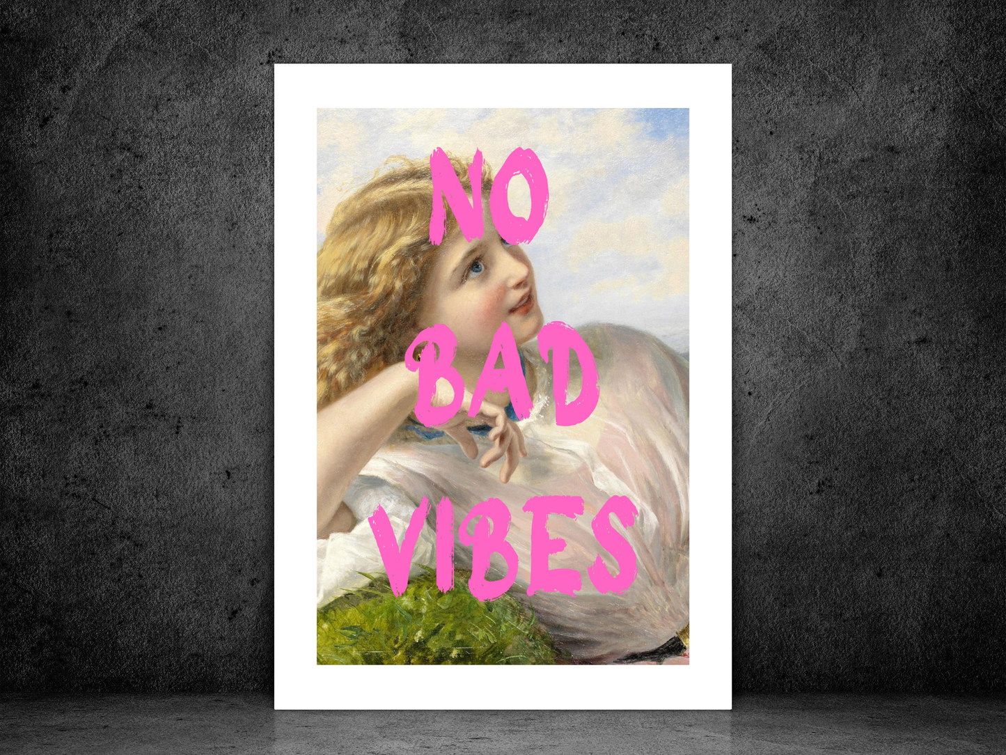No Bad Vibes Poster Print | Altered Art