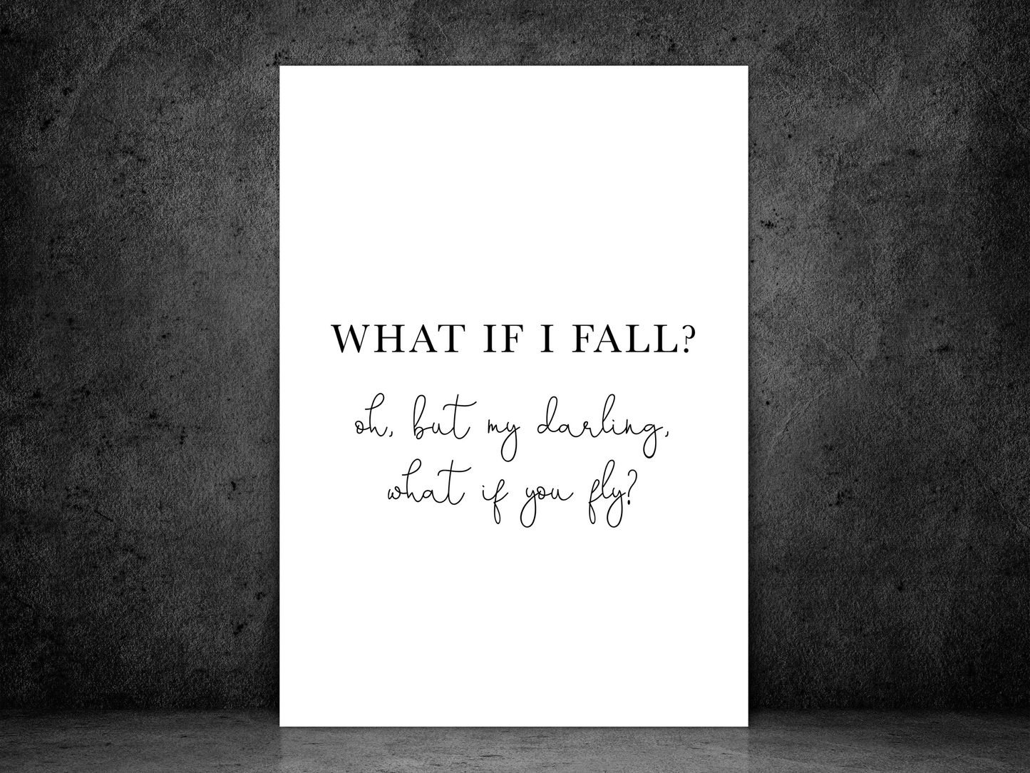 What If I Fall