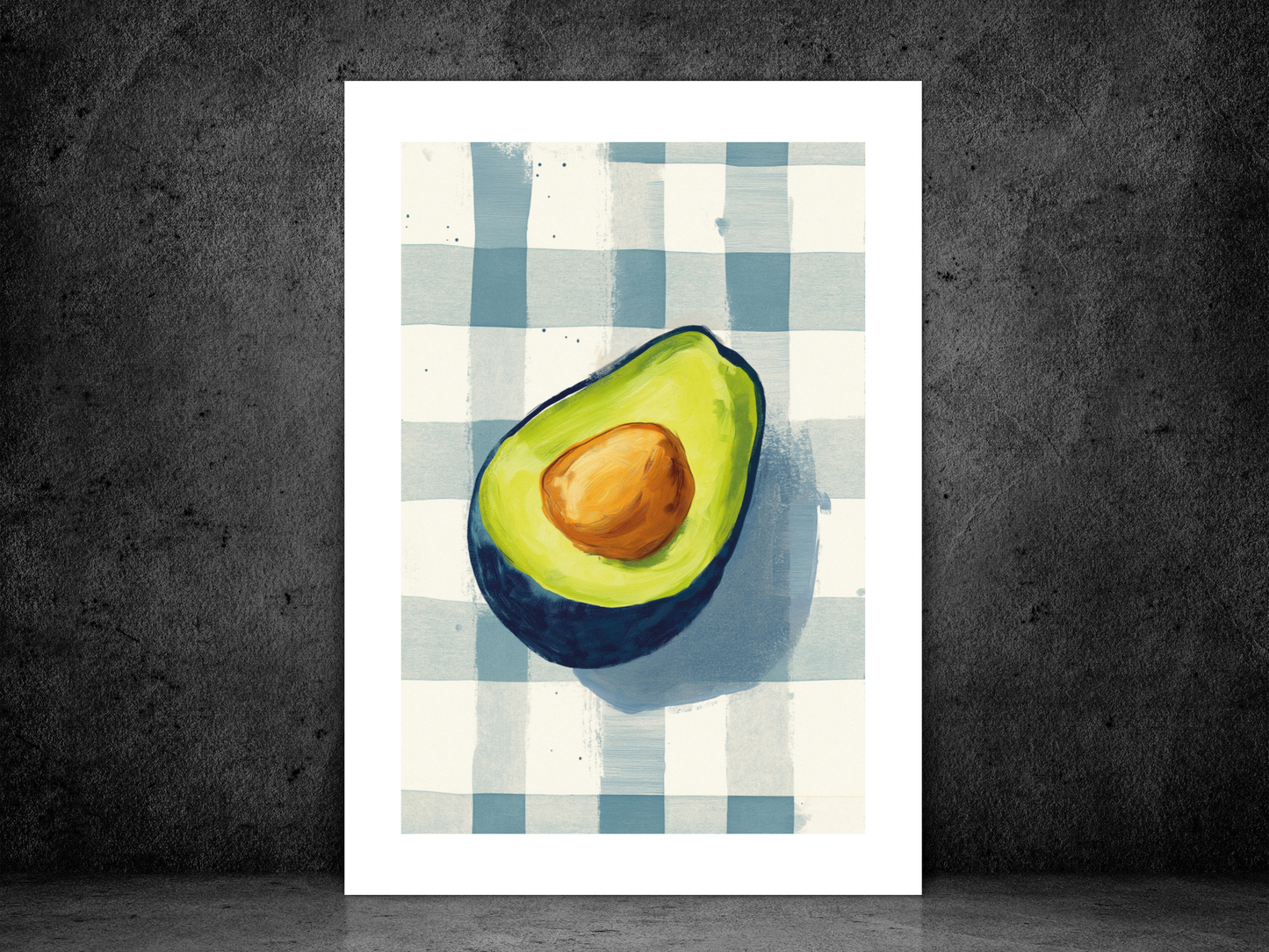 Gingham Avocado