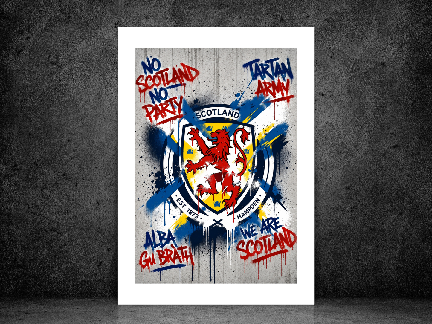 Scotland Football Crest - Graffiti | Scotland Football