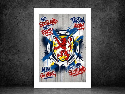 Scotland Football Crest - Graffiti | Scotland Football