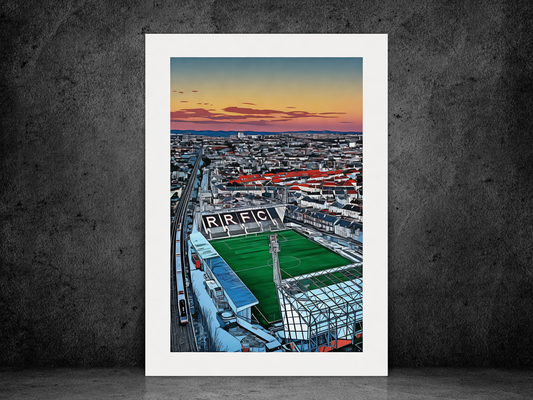 RRFC Starks Park - Railway Line Cartoon