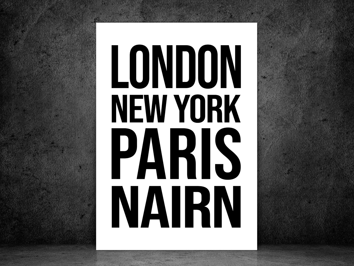 Nairn Bold Print