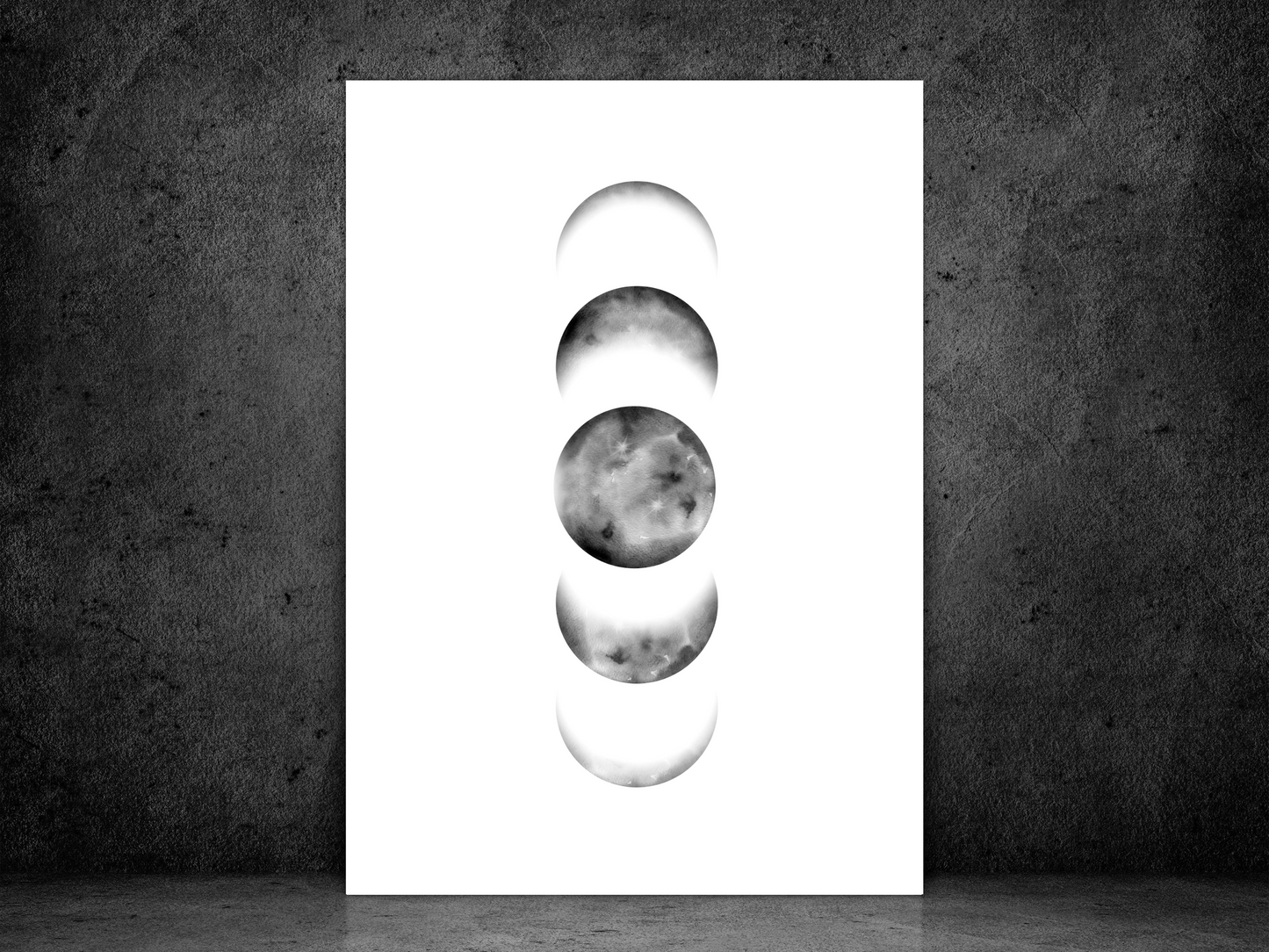 Moon Phases Print | Celestial Poster