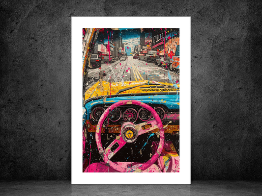 Neon Streets Supercar | Car Art