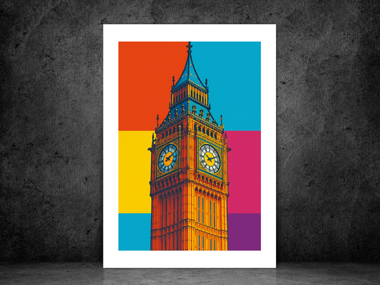 Big Ben Pop Art