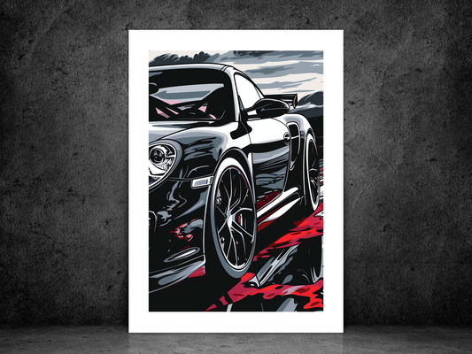 Midnight Runner Supercar | Car Art