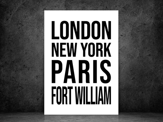 Fort William Bold Print