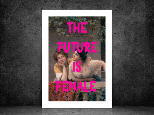 The Future Is Female Poster Print | Altered Art