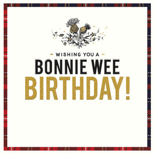 Bonnie Wee Birthday Greetings Card