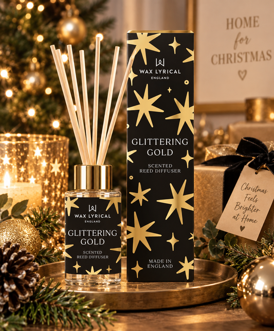 Glittering Gold Reed Diffuser | 100ml
