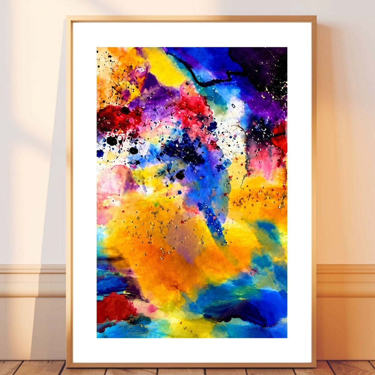 Watercolour Expressive Art Print