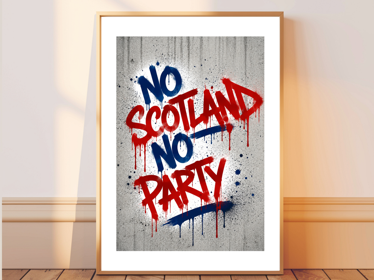 No Scotland No Party - Graffiti | Scotland Football