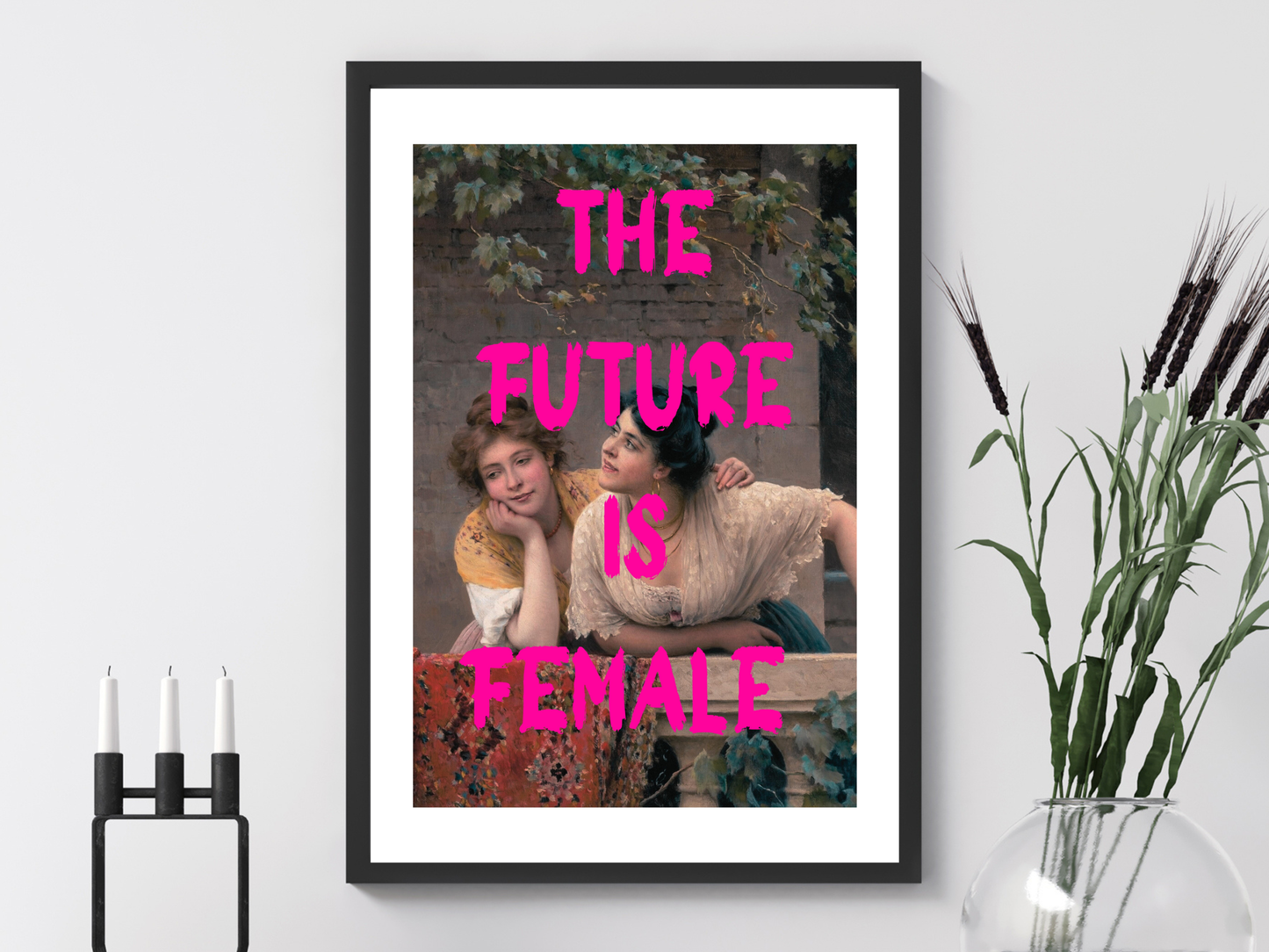 The Future Is Female Poster Print | Altered Art