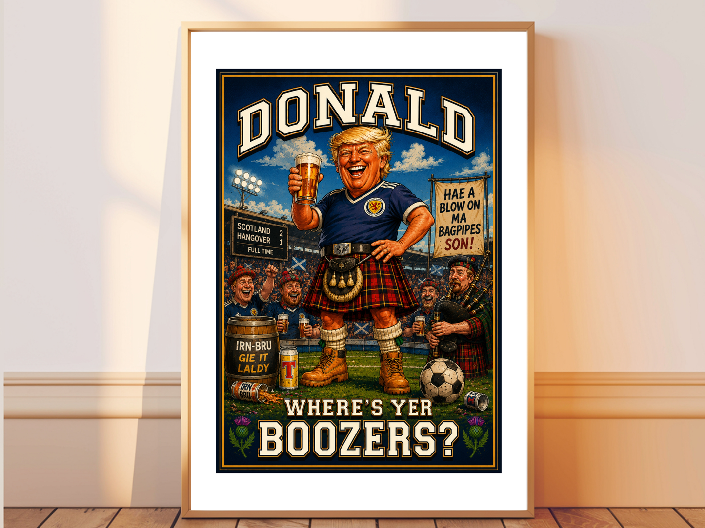 Donald Where's Yer Boozers? | Scotland Football