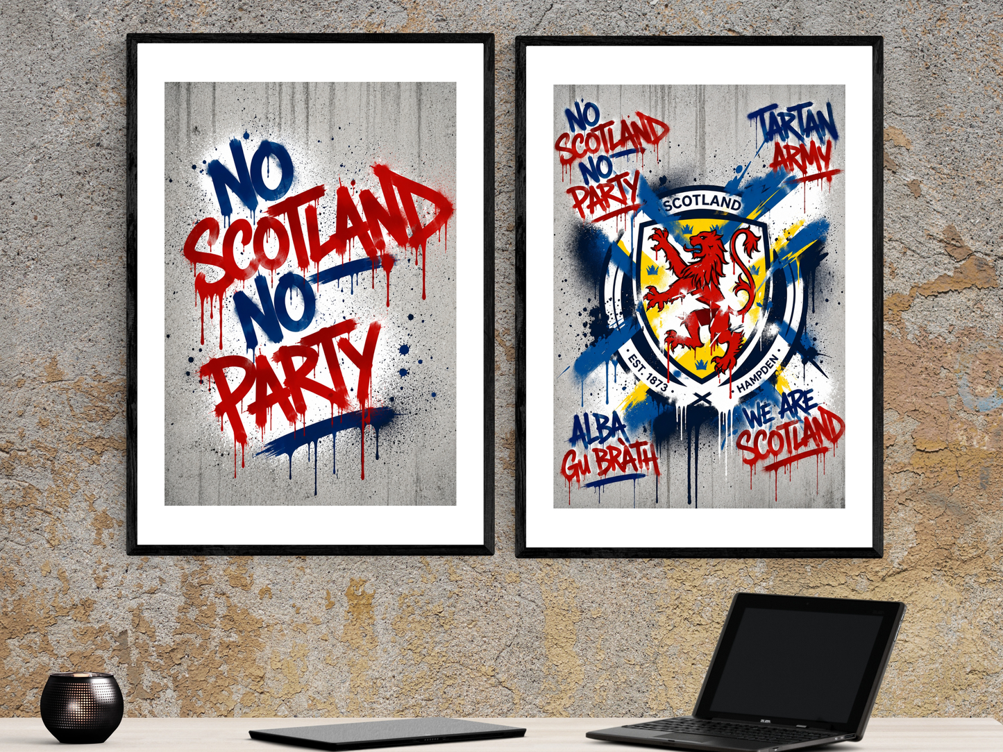 No Scotland No Party - Graffiti | Scotland Football