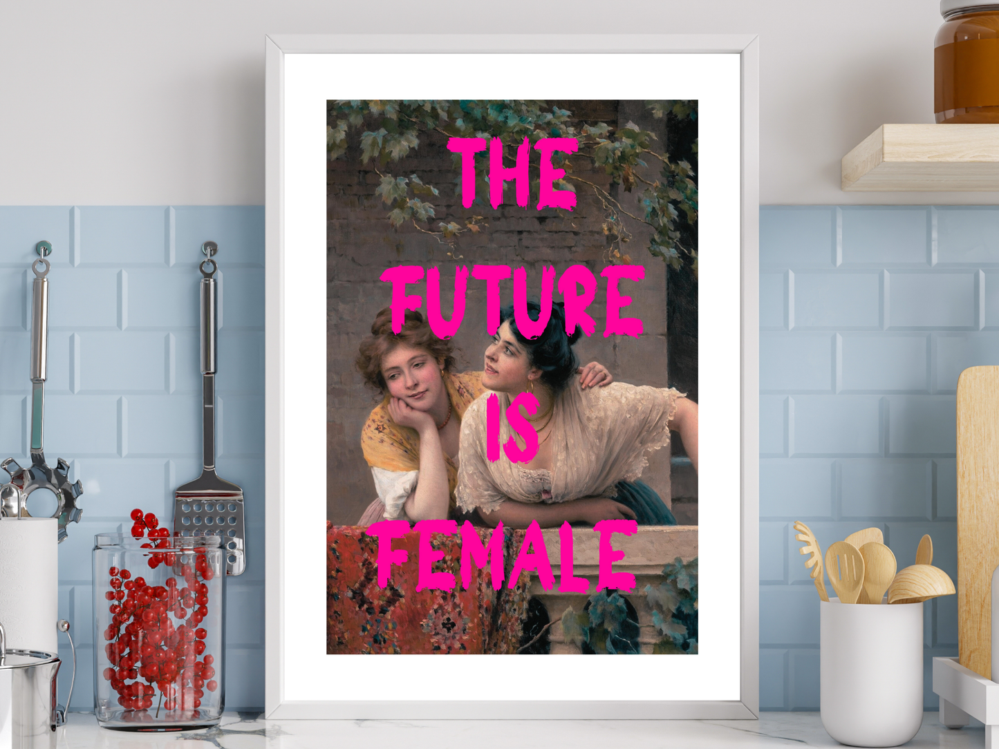 The Future Is Female Poster Print | Altered Art