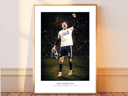 Andy Robertson Scotland v Denmark | Scotland Football