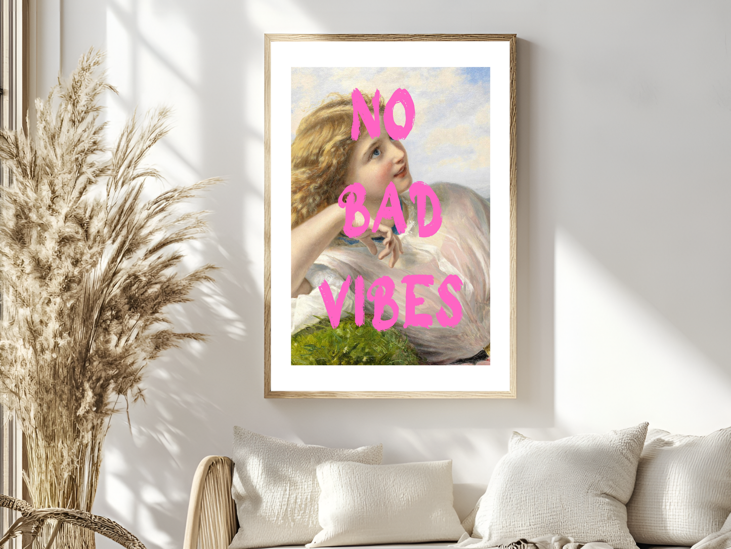 No Bad Vibes Poster Print | Altered Art