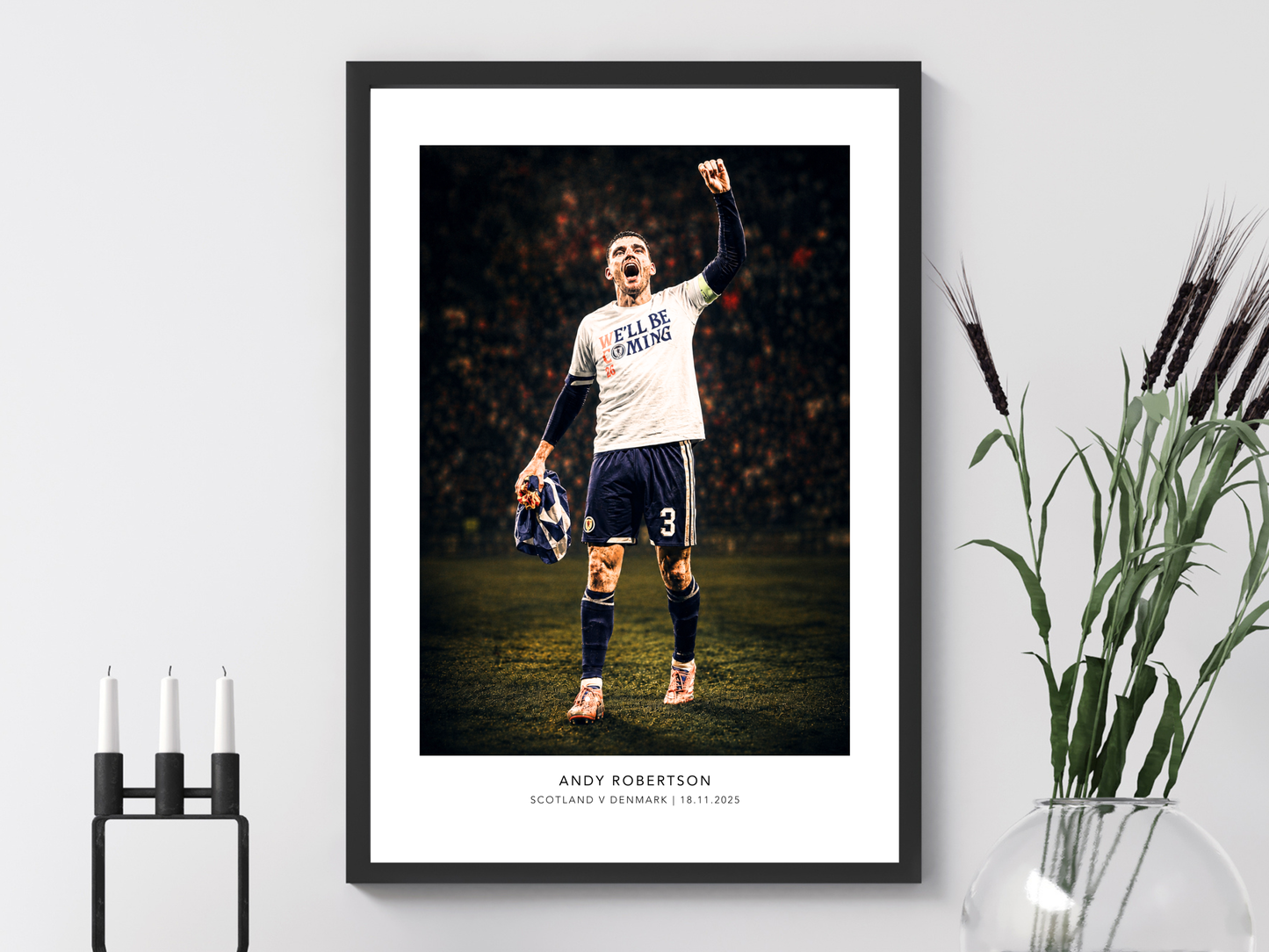 Andy Robertson Scotland v Denmark | Scotland Football