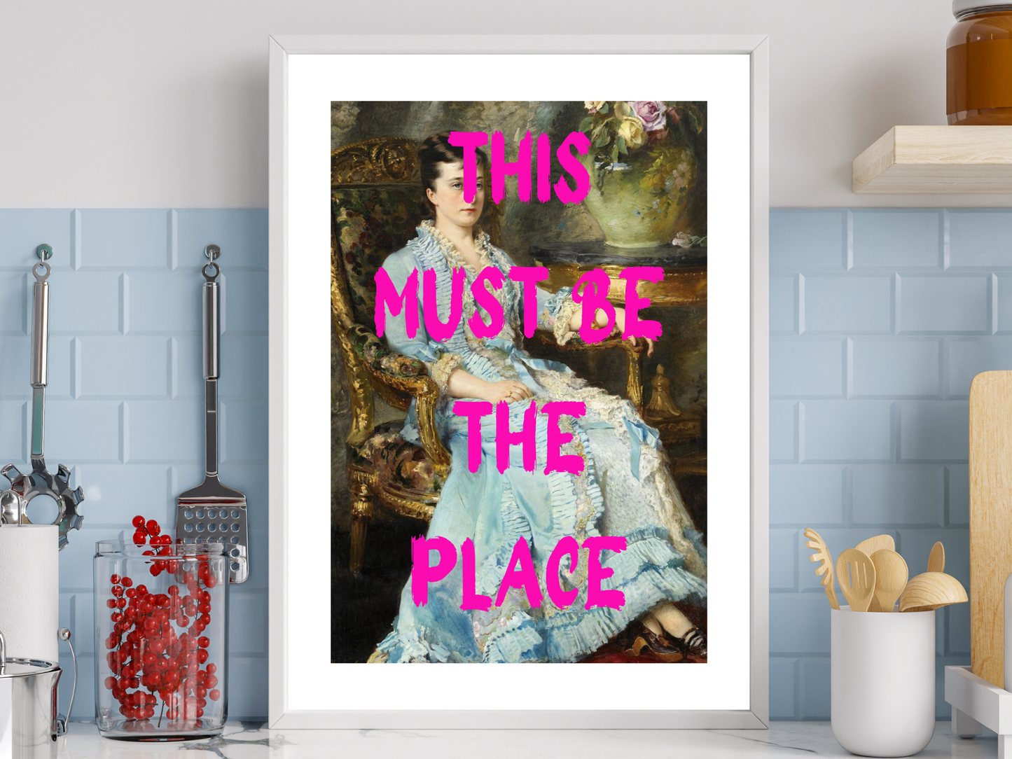 This Must Be The Place Poster Print | Altered Art