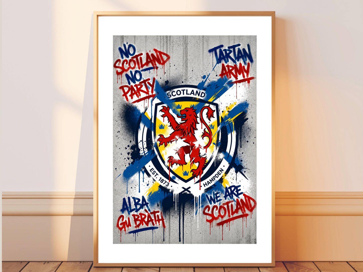 Scotland Football Crest - Graffiti | Scotland Football