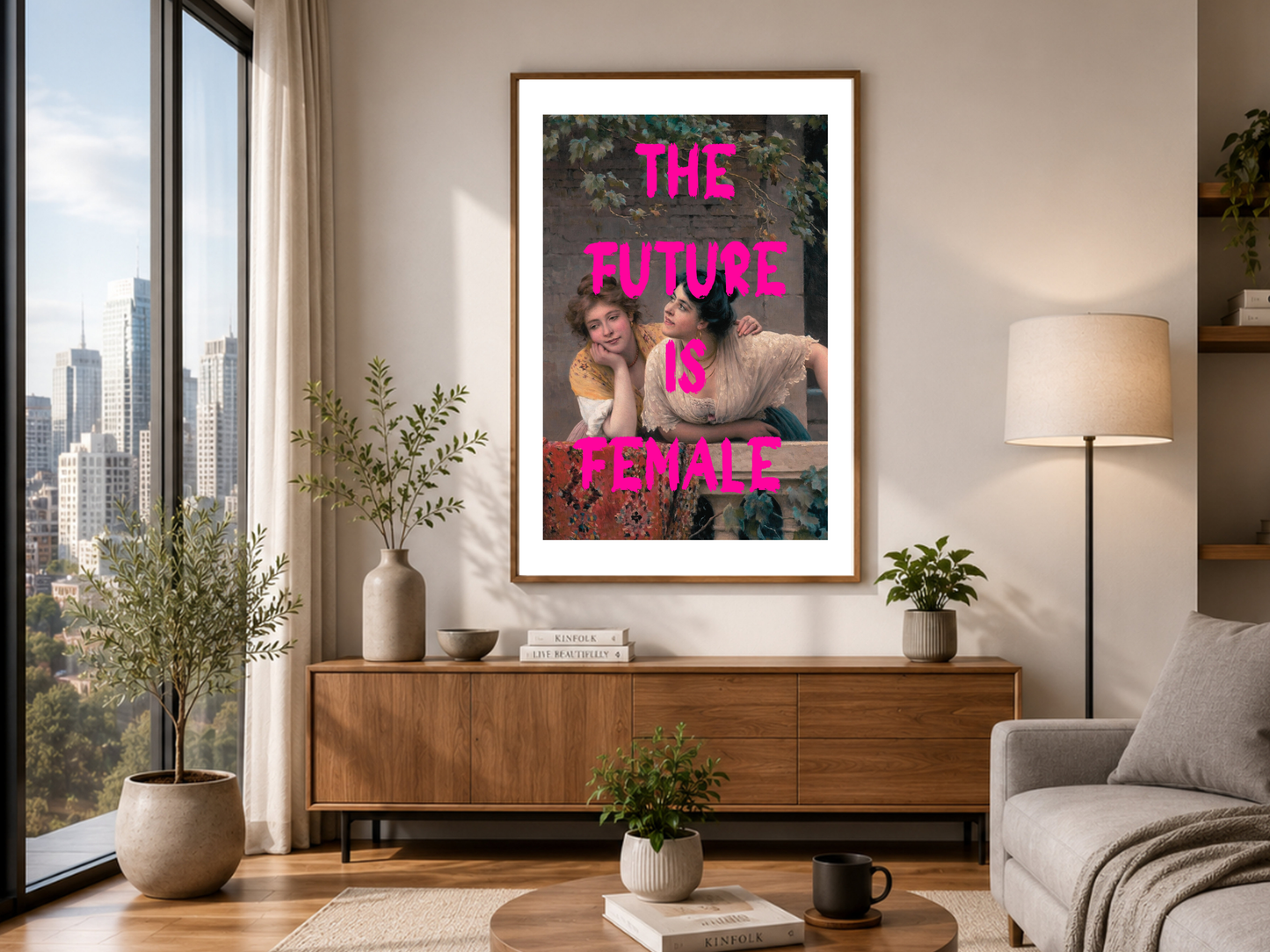 The Future Is Female Poster Print | Altered Art