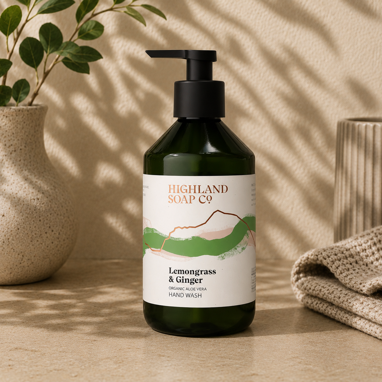 Lemongrass & Ginger Hand Wash | Highland Soap Co. | 300ml