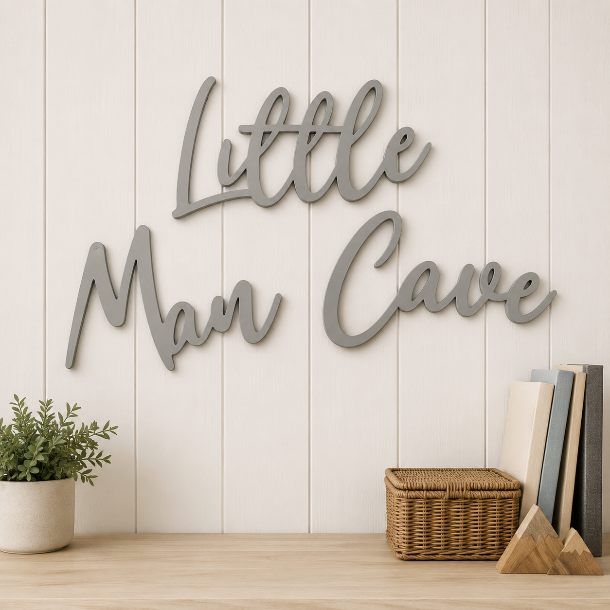 Little Man Cave Word Set