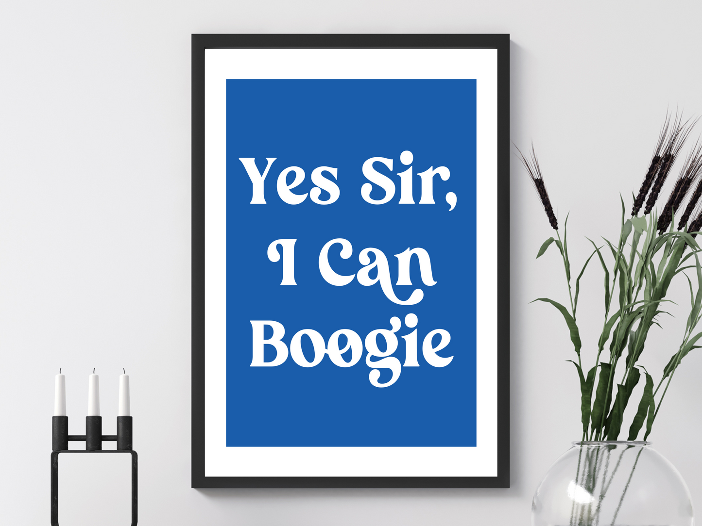 Yes Sir, I Can Boogie (Blue)