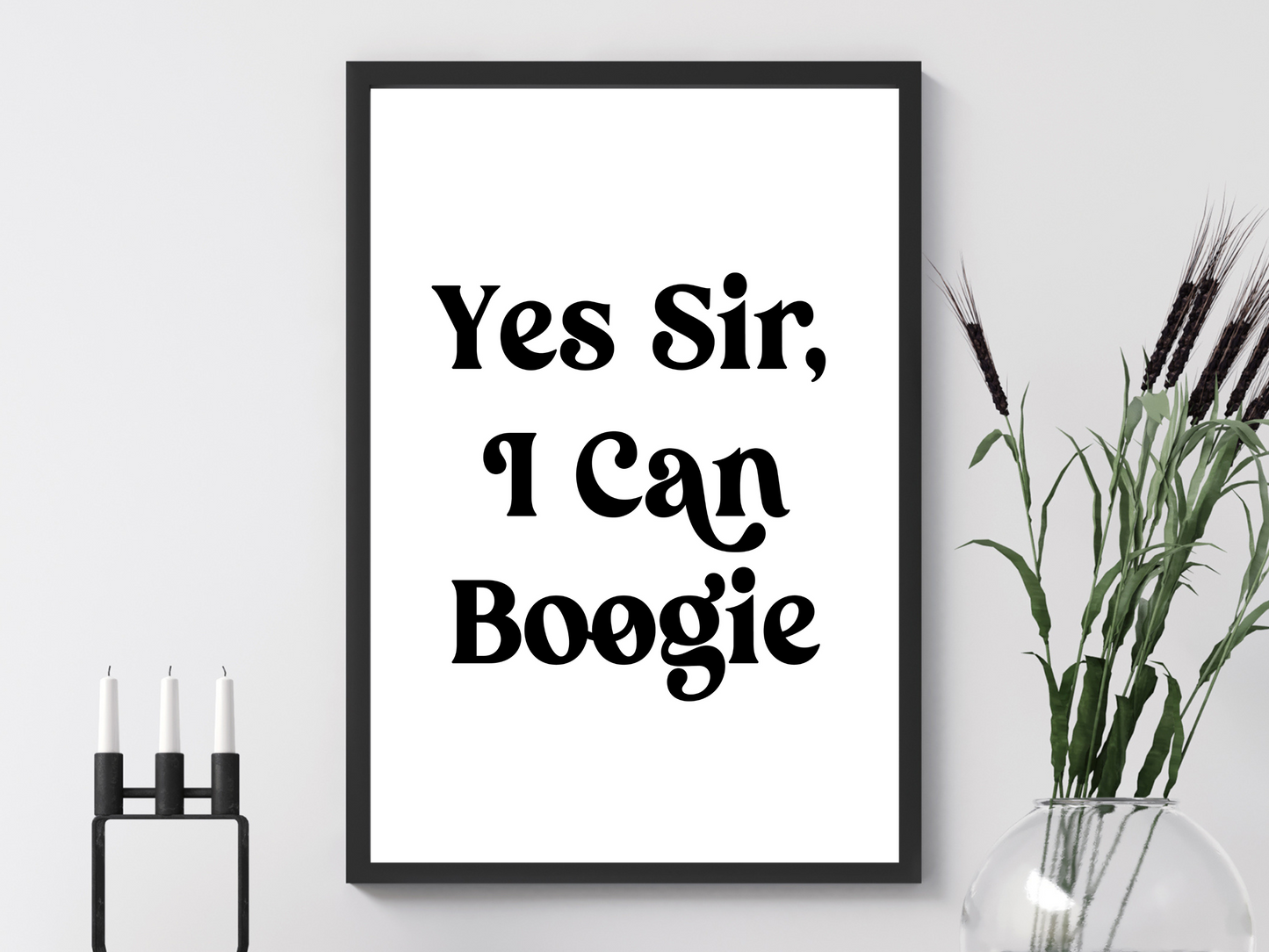 Yes Sir, I Can Boogie (Black)