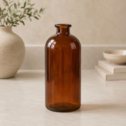 Medium Burnt Amber Bottle