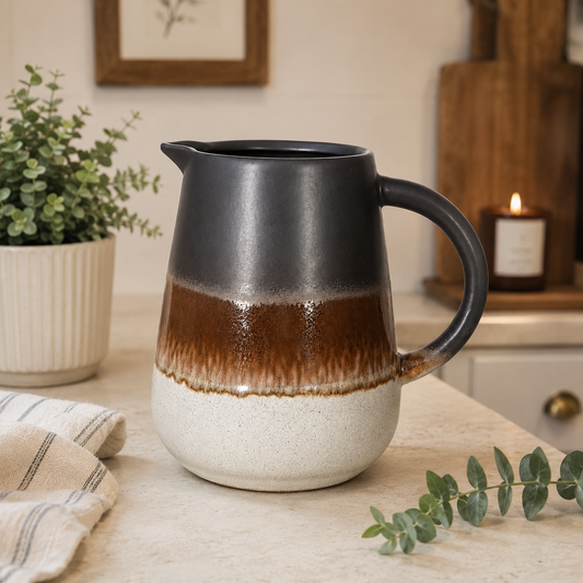 Mojave Glaze Black Jug