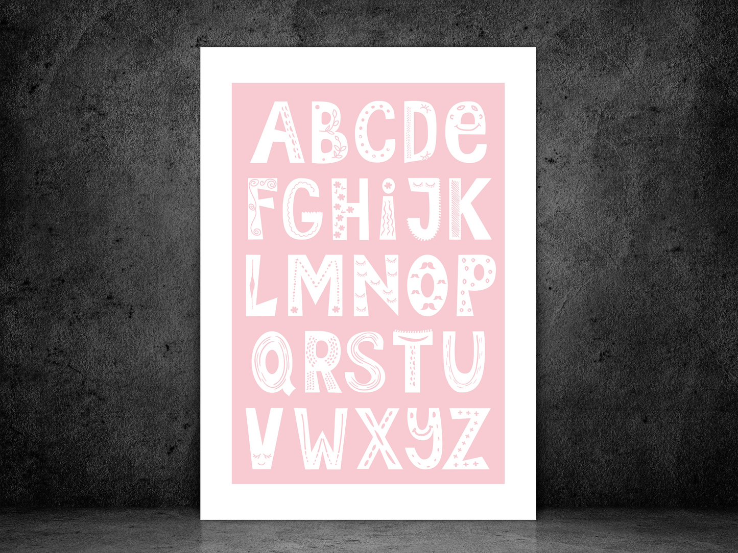 Pink Alphabet